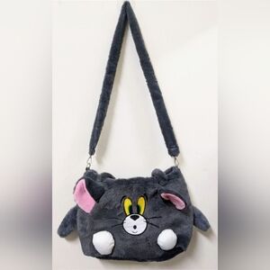 Tom Cat Plush Shoulder / Crossbody Bag NWOT